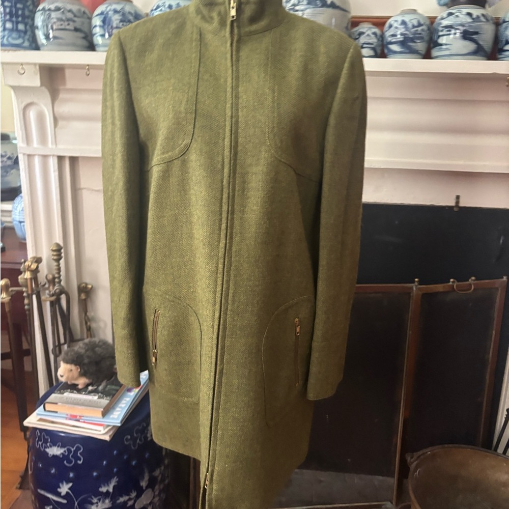 Carlisle Olive Trench Coat